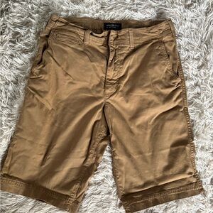American Eagle Outfitters Men's Brown Flat Front Shorts